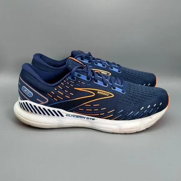 Brooks Shoes Brooks Glycerin Gts Mens D Blue Athletic